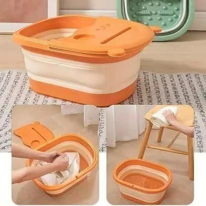 Foldable Foot Soaking Massager Tub
